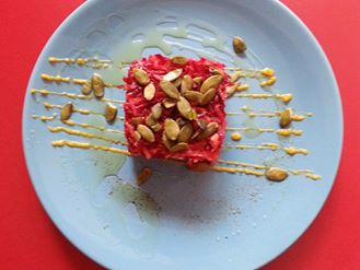 cub din sfecla rosie