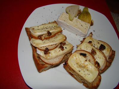 bagheta prajita cu masline