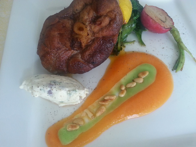 pulpa de miel cu piure de morcov